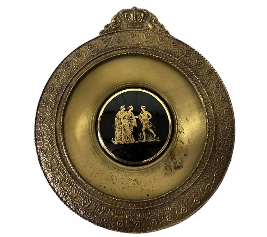 Victorian Style Bronze Plaque  - 9"T - 8"W (1 of 2)