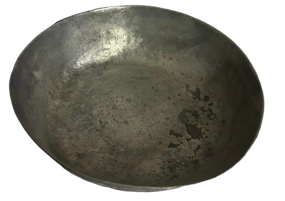 9 5/8" Pewter Basin Bowl 2 3/4' Deep: 9 5/8" Pewter Basin Bowl 2 3/4' Deep