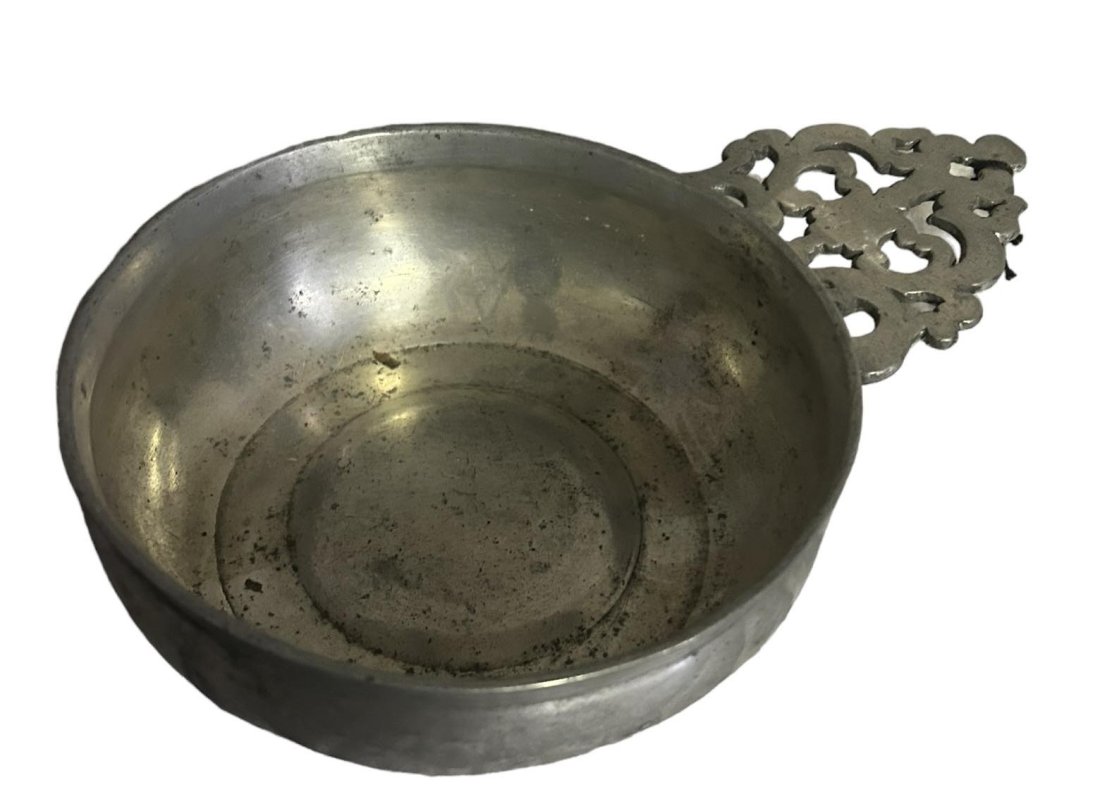 Pewter Porringer - 5.5"Dia - 7/8" Deep: Pewter Porringer - 5.5"Dia - 7/8" Deep