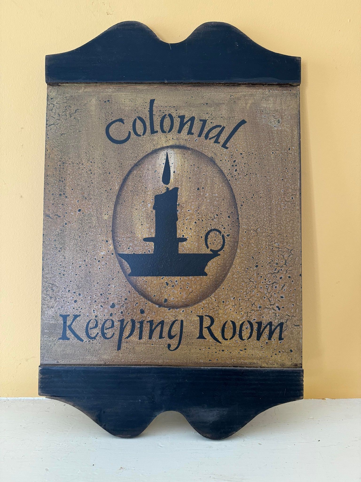 Colonial Keeping Room Wall Hang: Colonial Keeping Room Wall Hang