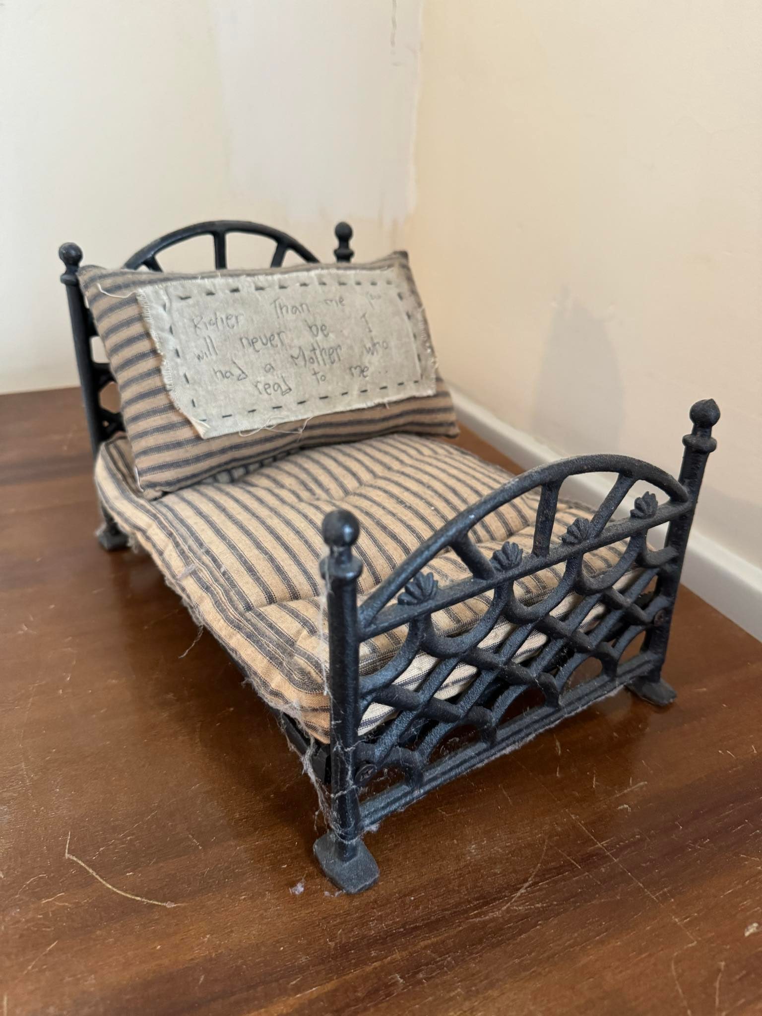 Cast Iron Child's Doll Bed (1 of 4)