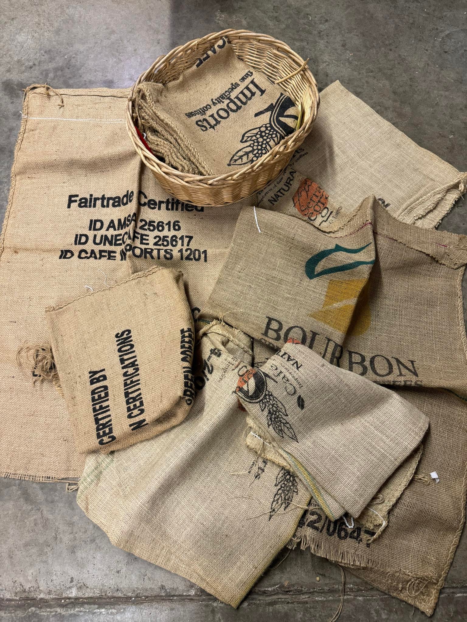Collection of Burlap Bags (1 of 1)