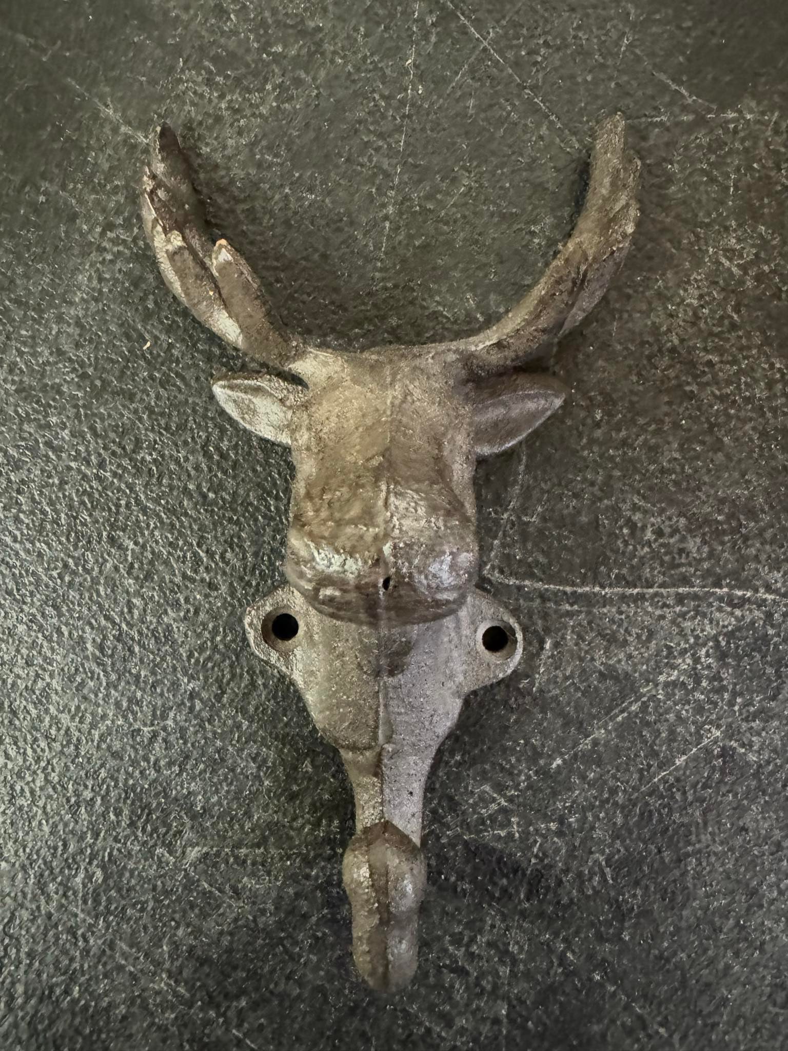 Cast Iron Reindeers Wall Hang (1 of 2)