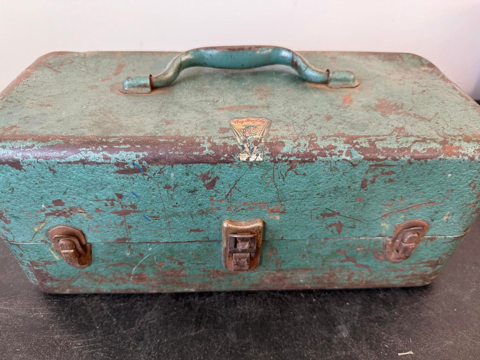 Vintage Tool Box w/ Photo'd Tools (1 of 4)