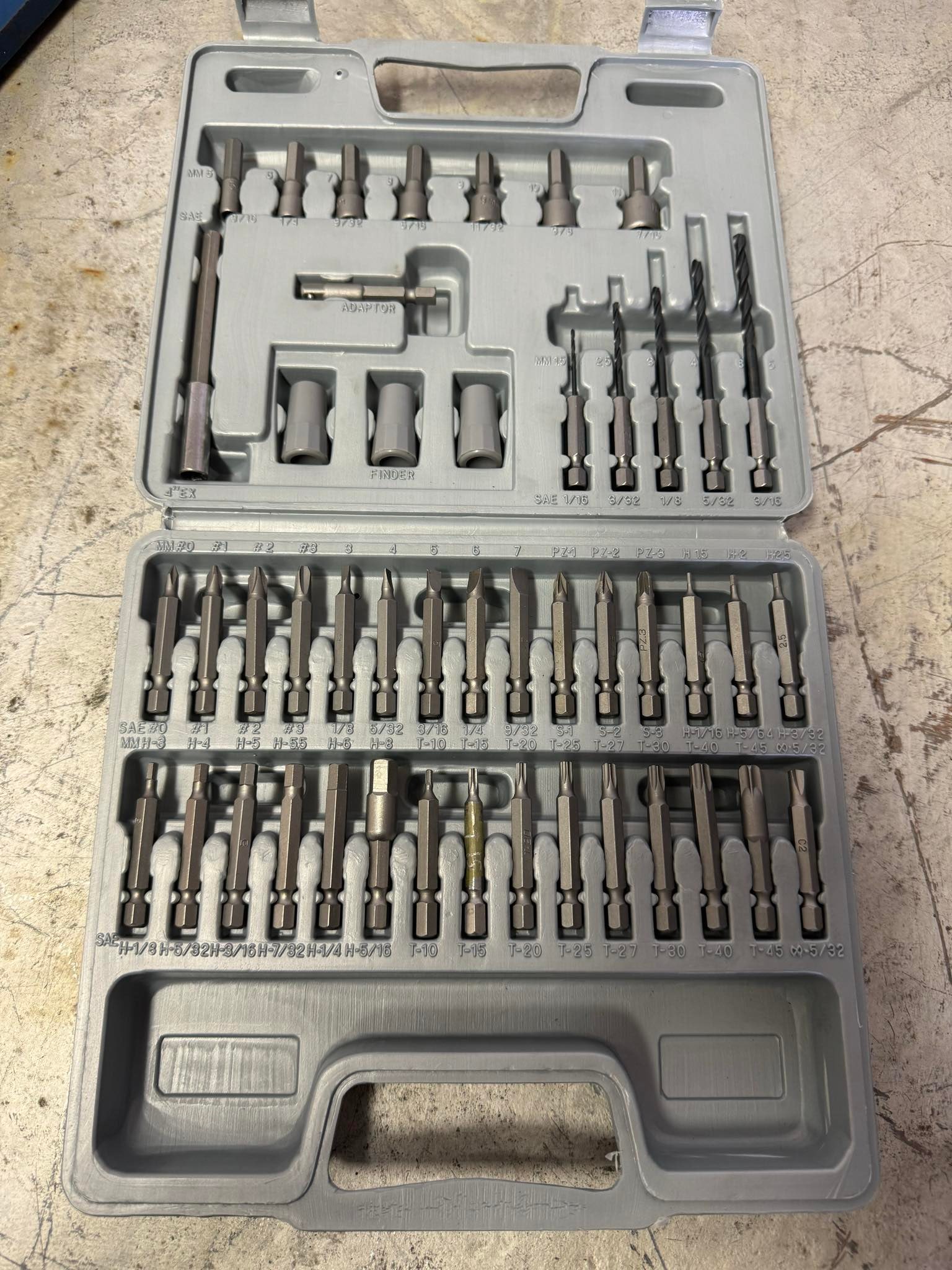 Drill Bit Set in Case (1 of 1)