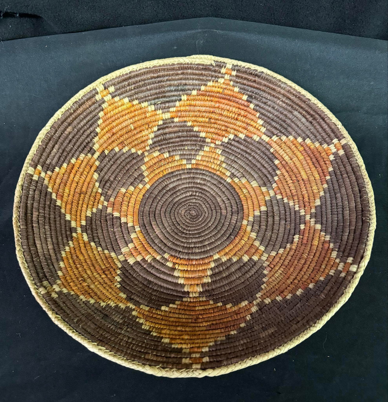 Native American Coil Plate 13.5": Native American Coil Plate 13.5"