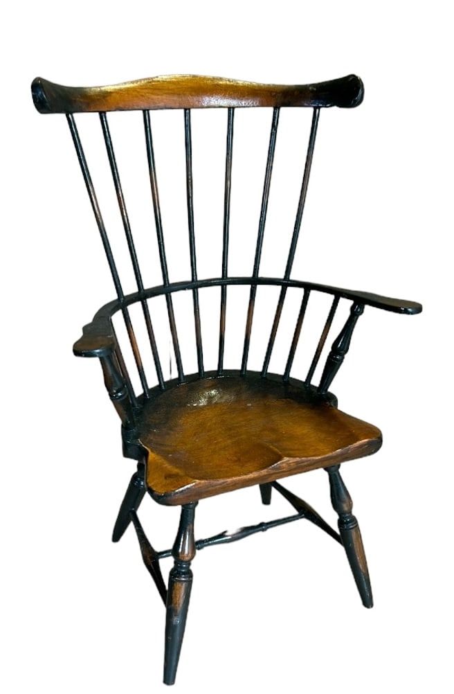 Salesman Sample Windsor Style Chair  - 15"T, 10"W, 6"D (1 of 3)