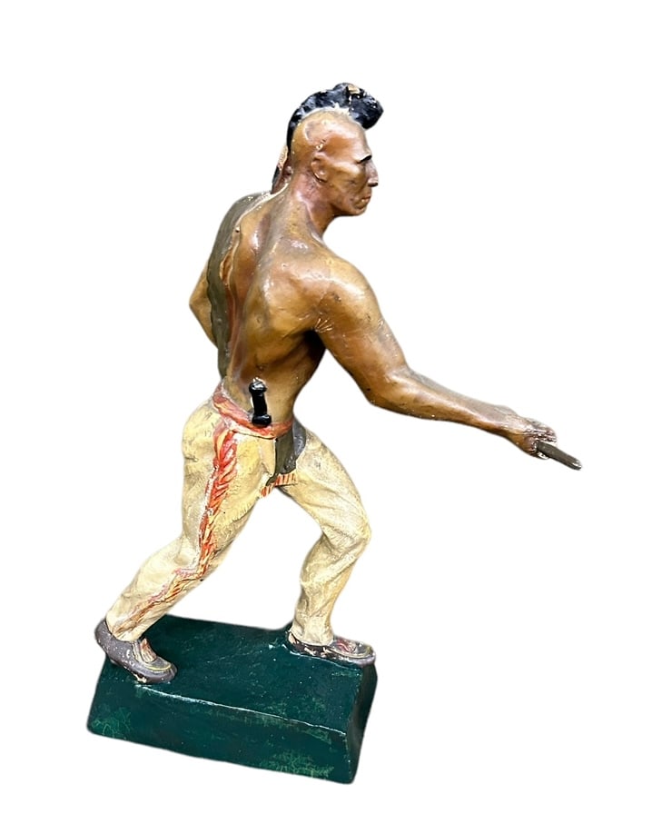 Early Advertising Figure for Admiration brand cigars, featuring figural image of American Indian (1 of 3)