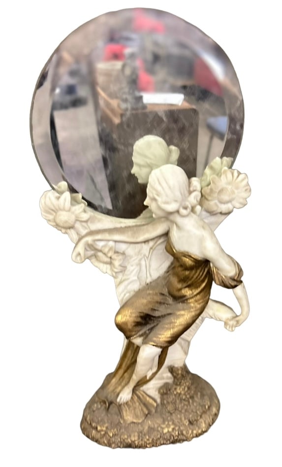 Art Deco Style Figural Dressing Mirror (1 of 2)