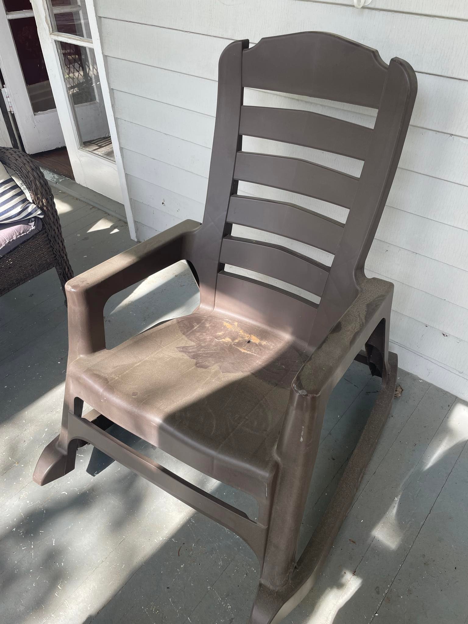 Hard Resin Patio Rocking Chair: Hard Resin Patio Rocking Chair