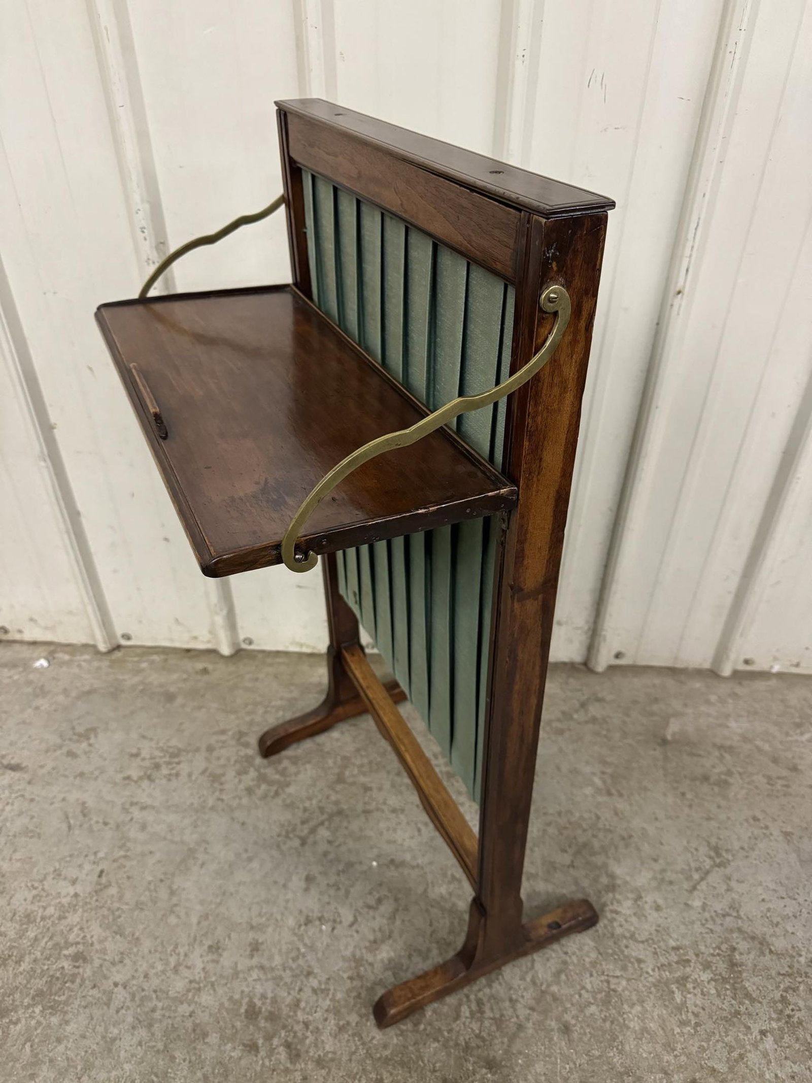 19th Century French Wooden Travel Desk: 19th Century French Wooden Travel Desk