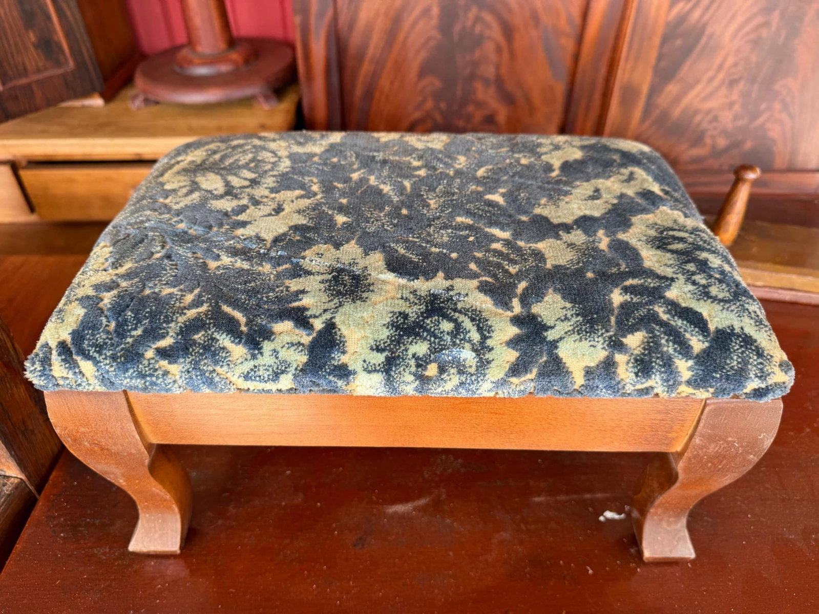 Upholstered Footstool: Upholstered Footstool