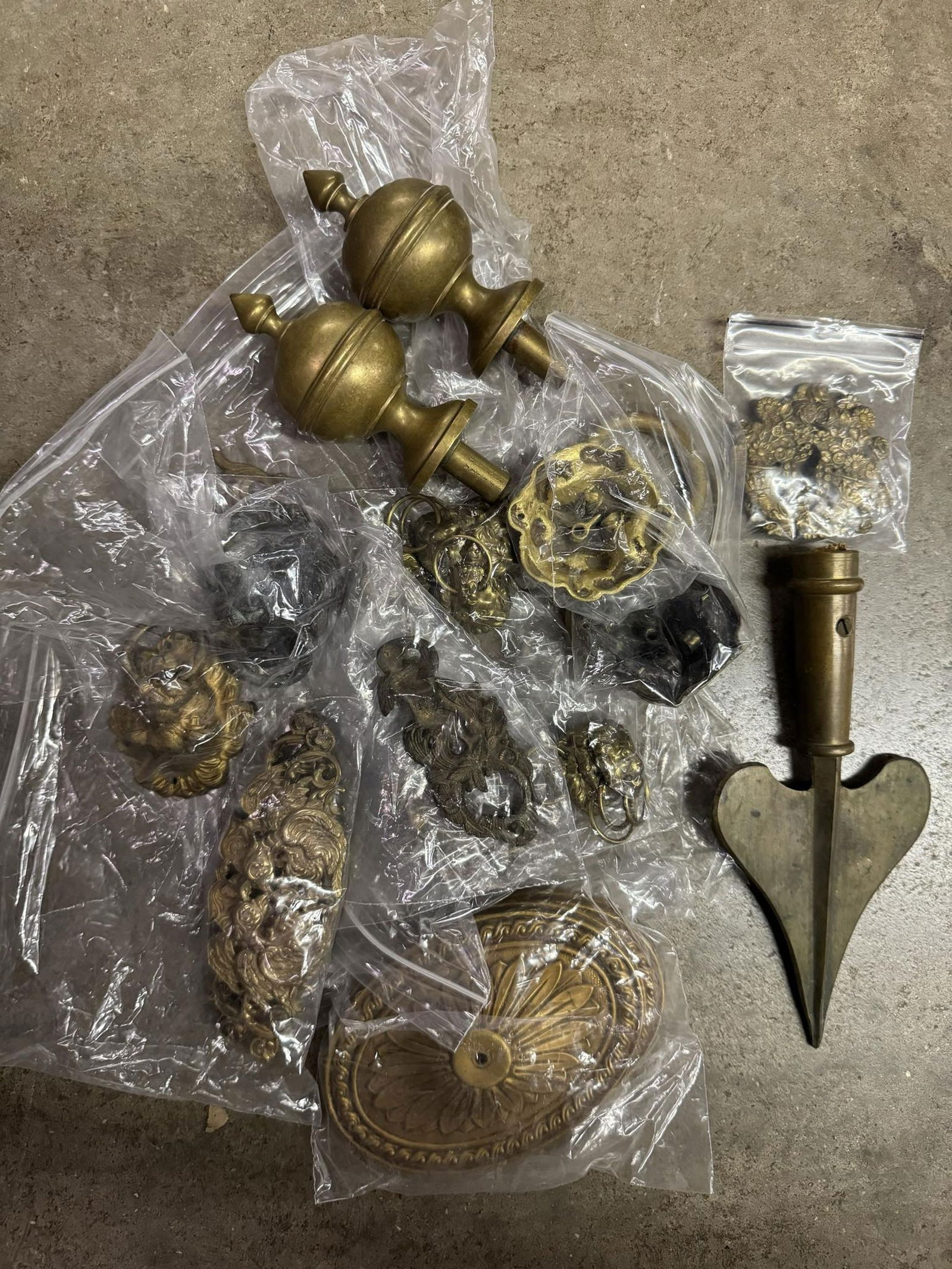 Brass Trivets, Knobs, and other Furniture Hardware: Brass Trivets, Knobs, and other Furniture Hardware