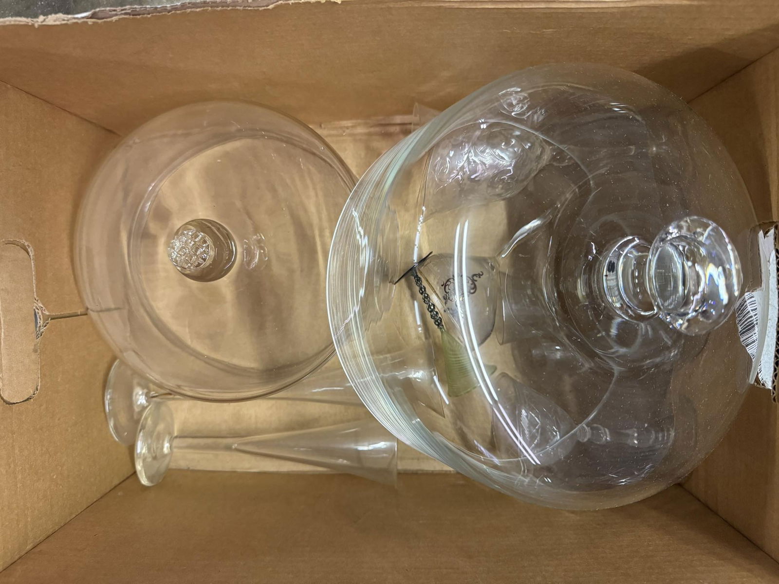 Cake Domes, Wine / Champagne Flutes: Cake Domes, Wine / Champagne Flutes