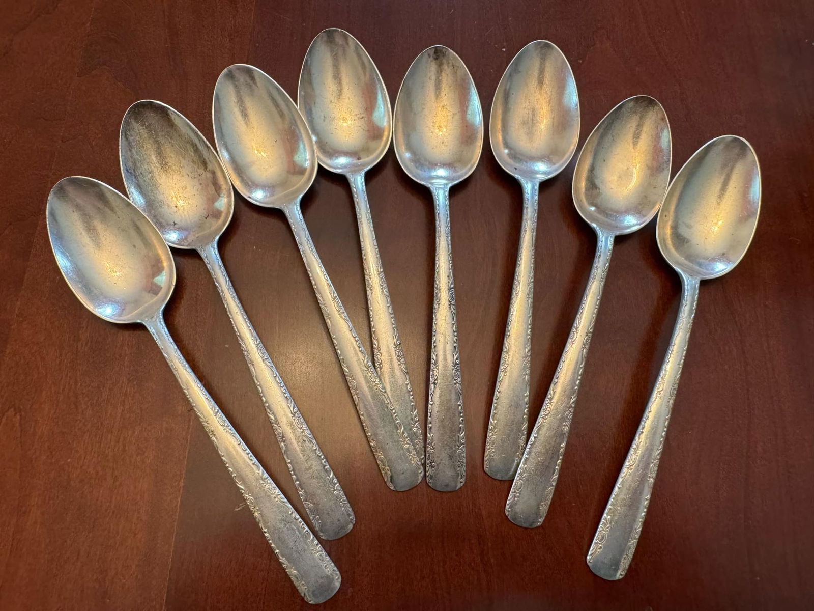 Original 1930 Gorham Sterling Silver Spoons, Set of 8: Original 1930 Gorham Sterling Silver Spoons, Set of 8