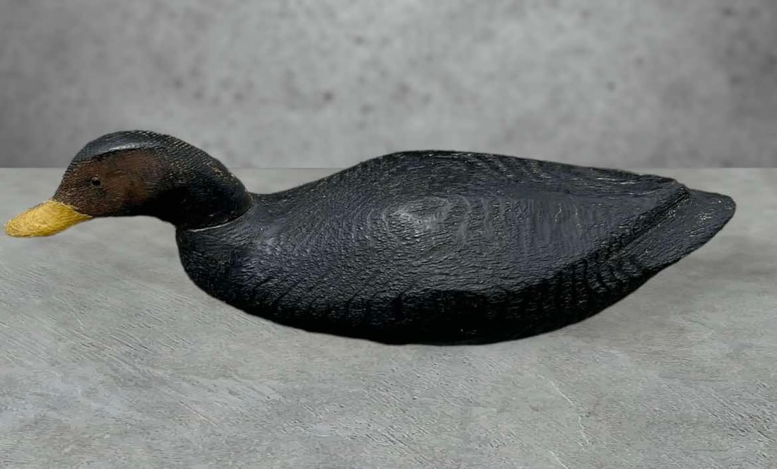 Early Wooden Duck Decoy 19"L 7"W: Early Wooden Duck Decoy 19"L 7"W