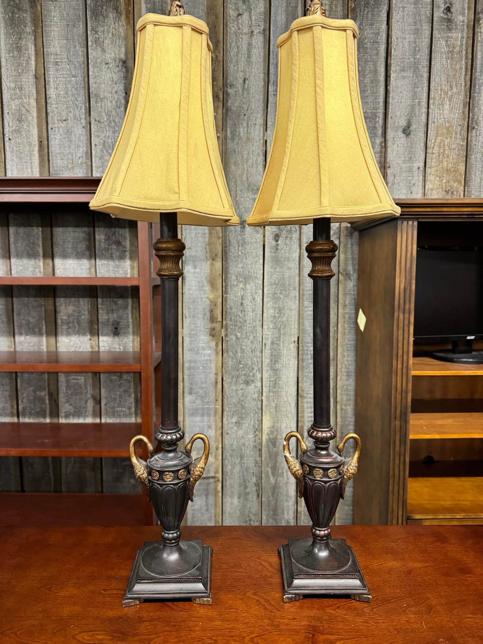 Pair of Tuscan Style Table Lamps (1 of 2)