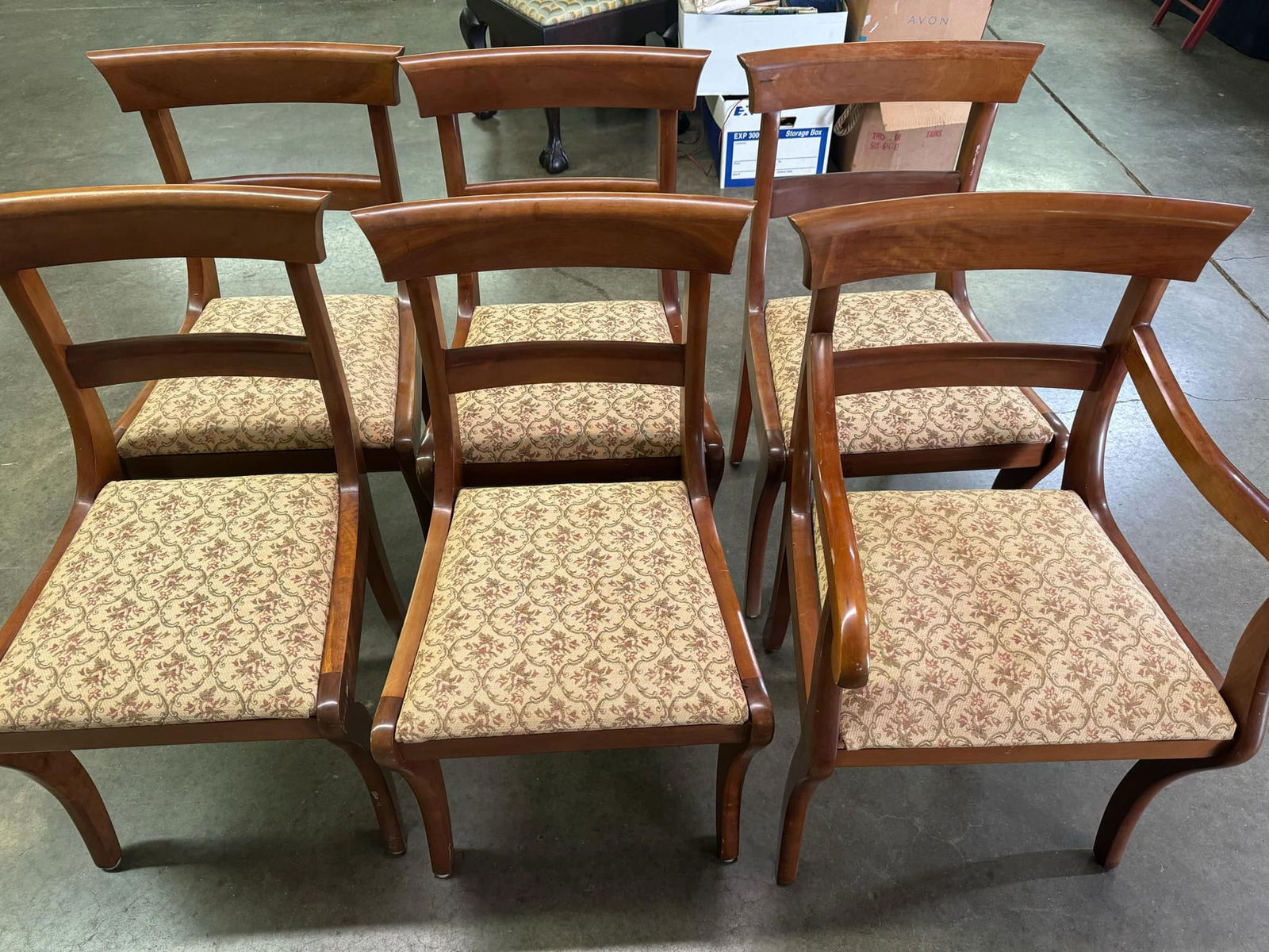 Antique English Regency Dining Chairs (1 of 1)
