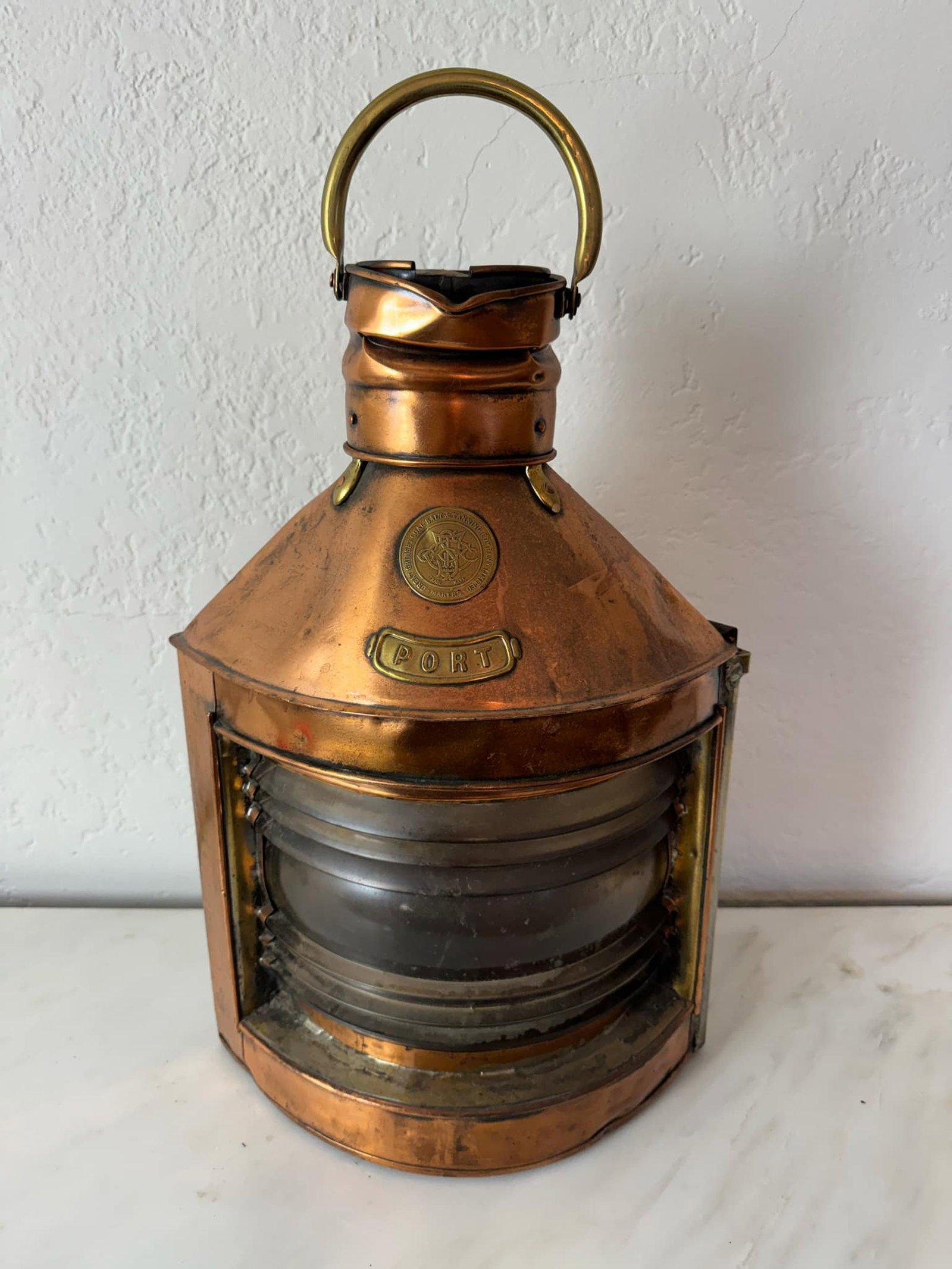 Great Grimsby Coal Salt and Tanning Company Ltd Lantern: Great Grimsby Coal Salt and Tanning Company Ltd Lantern