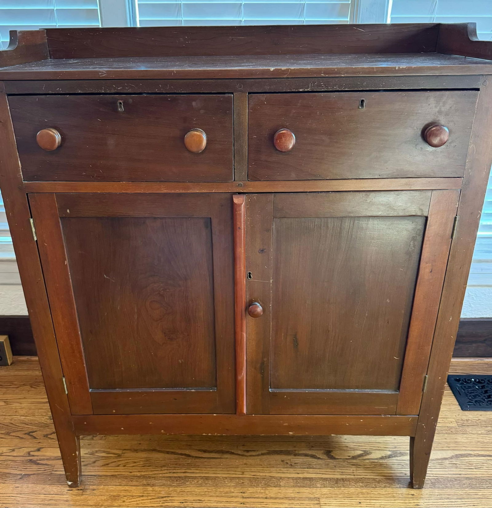 Antique Cherry Jelly Cabinet (1 of 9)