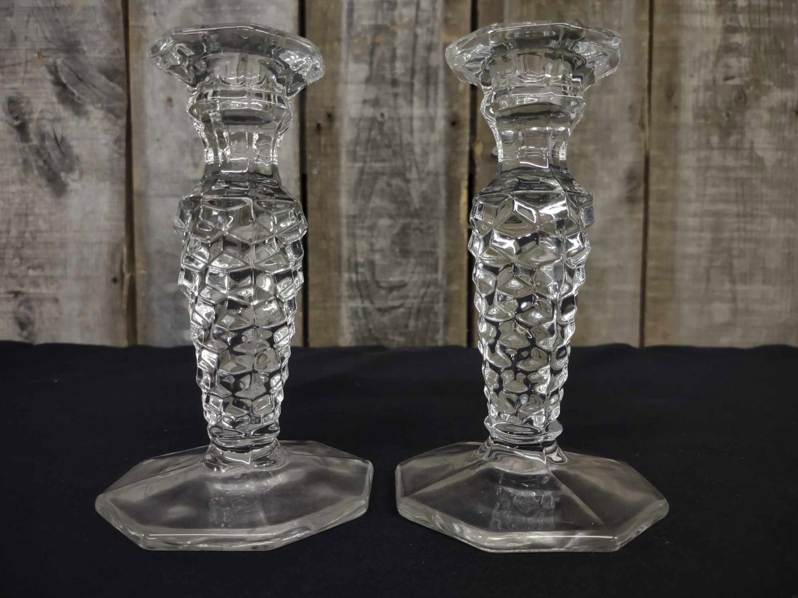 Matching American Fostoria Candlesticks: Matching American Fostoria Candlesticks