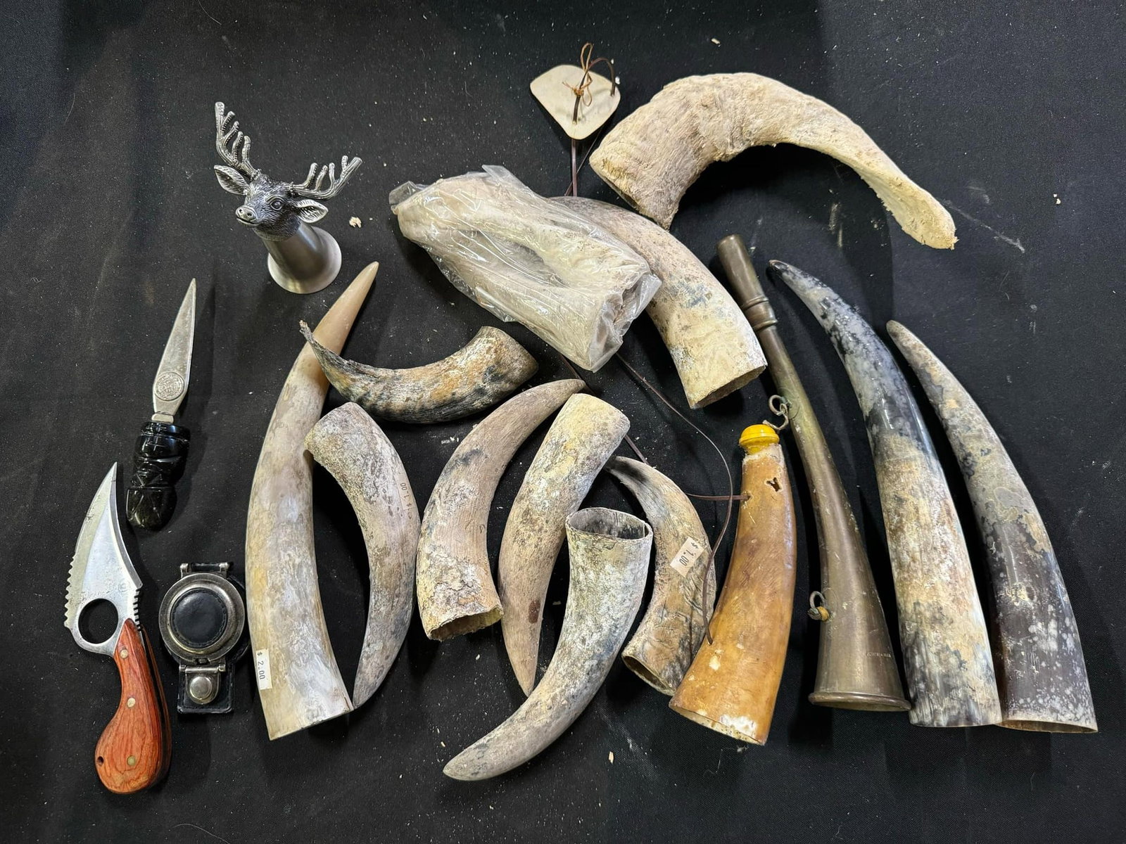 Horns, Knife, Jägermeister Stag Shot Glass: Horns, Knife, Jägermeister Stag Shot Glass