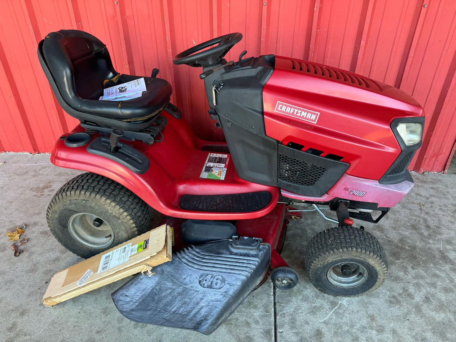 Craftsman 46 Riding Lawn Mower 540cc 19.0 Hp
