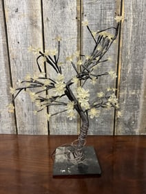 Cherry Blossom Light on Marble Base