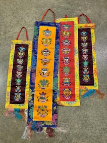 Oriental Style Tapestry Scroll Wall Art