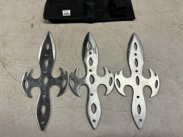 Set of Three (3) Throwing Knives