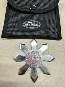 8 Point Dragon Ninja Throwing Star by Kentucky Cutlery Company w. Case