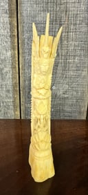 Balinese Carved Bone Statue of the Deity Garuda in Anthropomorphic Form