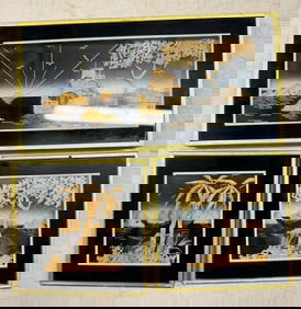 Trio of Oriental Wall Art