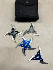Four (4) Ninja Throwing Stars