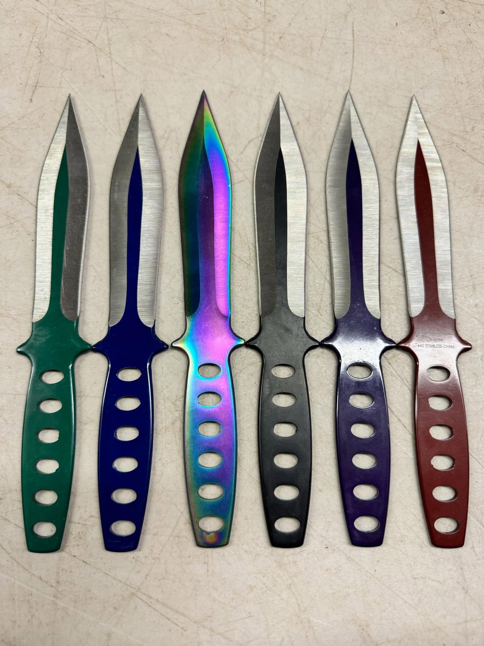 Collection of Aeroblades Throwing Knives: Collection of Aeroblades Throwing Knives