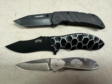 Harley Davidson, Frost, Husky Pocketknives