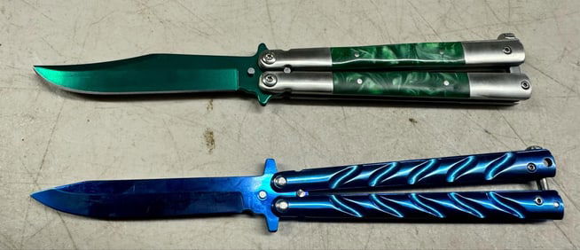 Two (2) Butterfly Knives