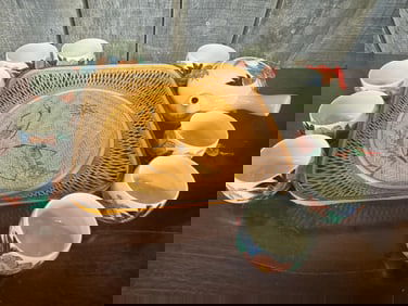 Vintage Style Asian Tea Service Set