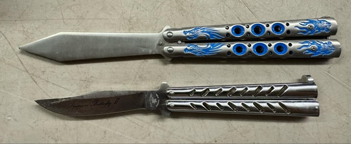 Two (2) Butterfly Knives