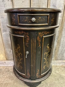 Vintage Chinese Console Cabinet Swing Door with Top Drawer