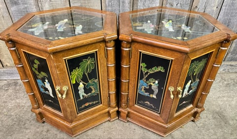 Pair of Chinese Octagonal Side Tables