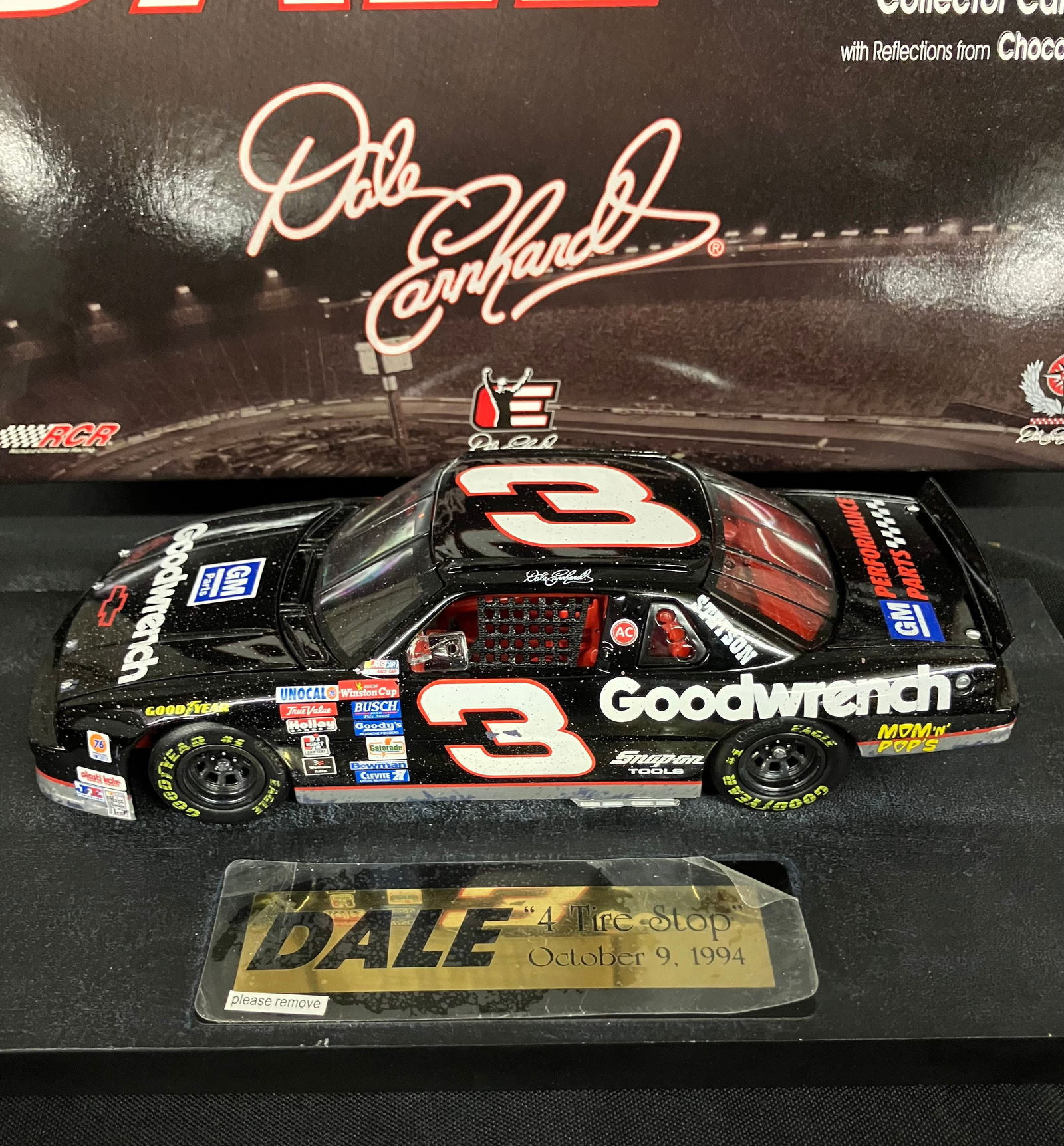 Dale Earnhardt Limited Edition 1:24 Scale Stock Car "4 Tire Stop" 11" (1 of 4)