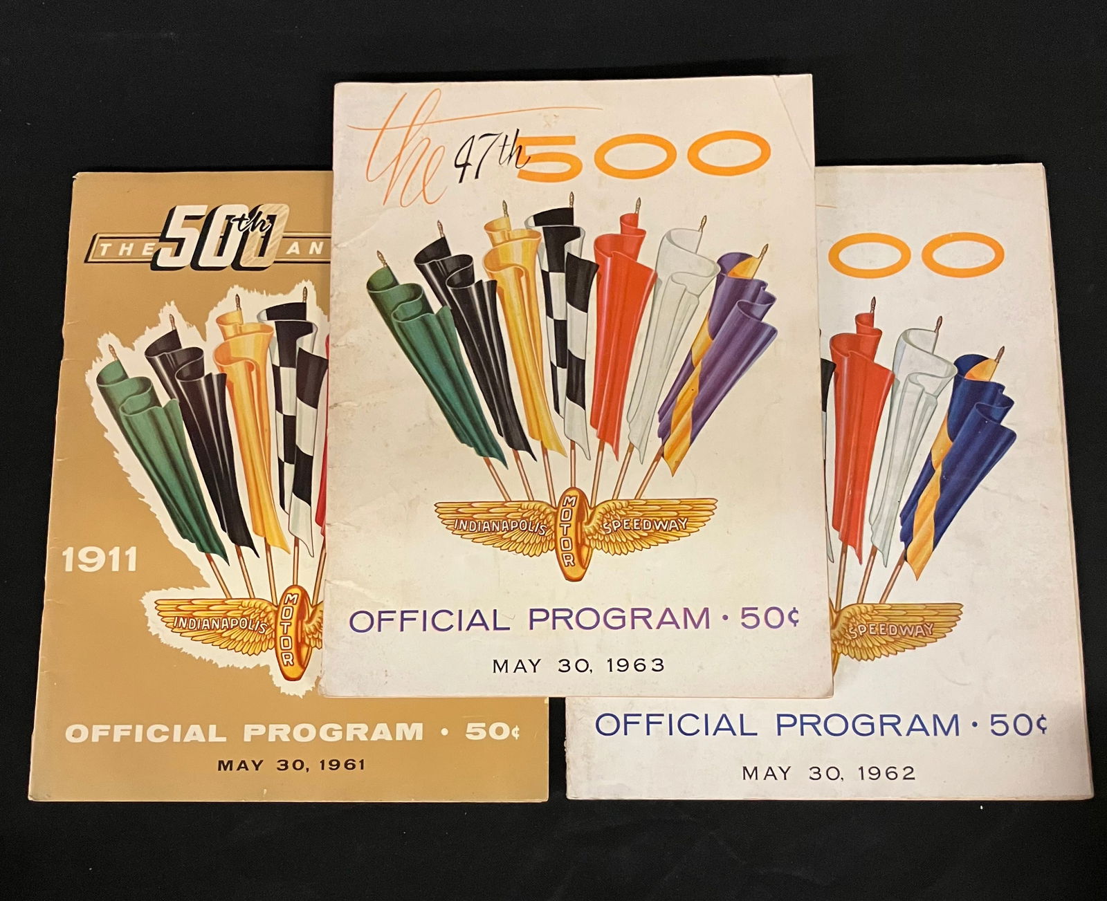 1961, 1962, 1963 Indianapolis Motor Speedway Indy 500 Official Programs 8.5"X11" (1 of 4)