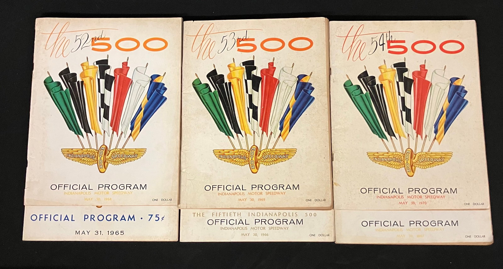 1965, 66', 67' 68', 69', 70' Indianapolis Motor Speedway Indy 500 Official Programs 8.5"X11" (1 of 5)