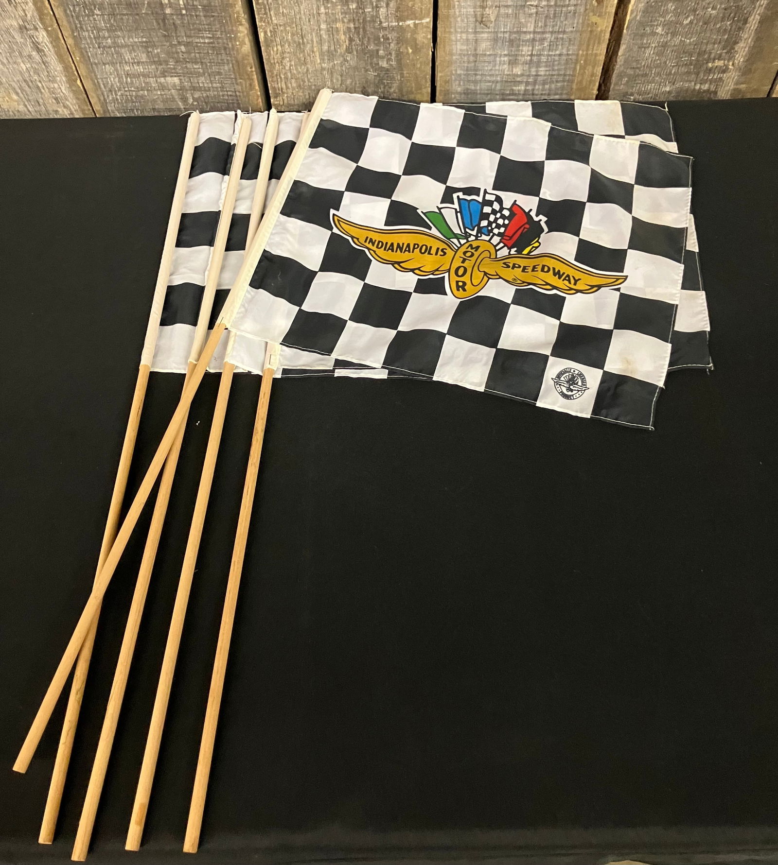 Lot Of 5 Indianapolis Motor Speedway Victory Flags 30": Lot Of 5 Indianapolis Motor Speedway Victory Flags 30"