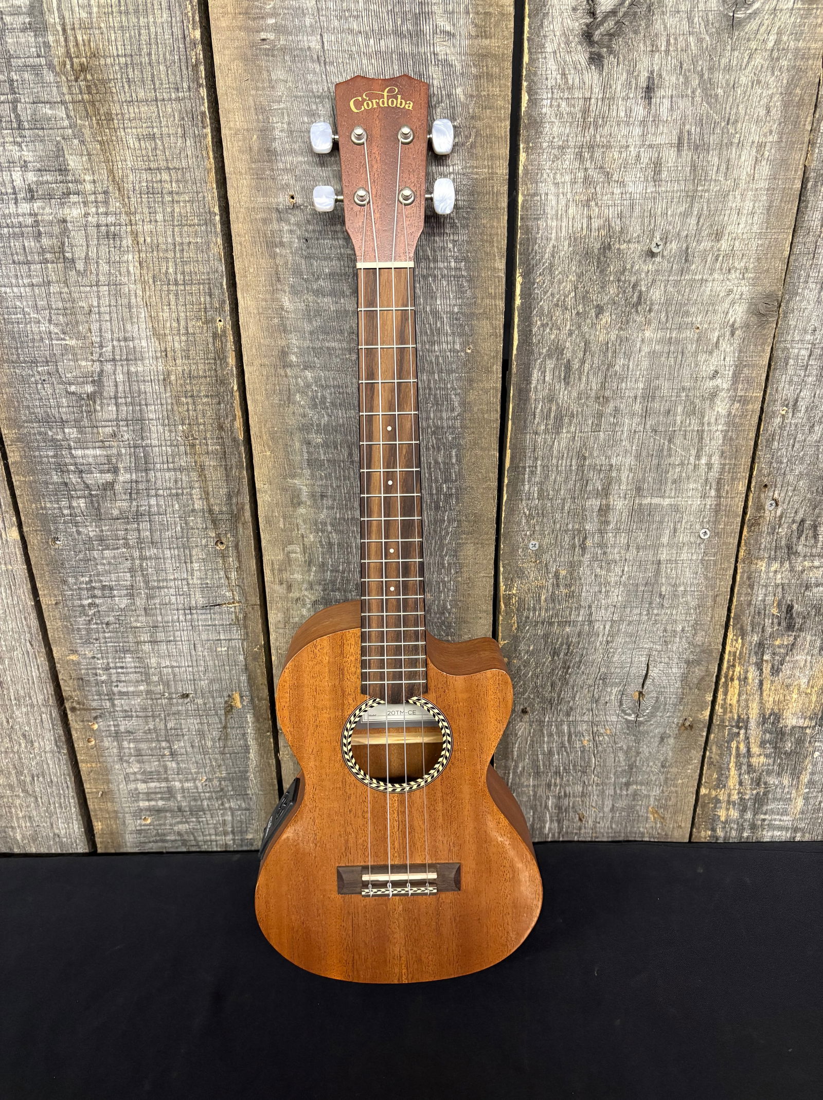 Cordoba 20TM-CE Tenor-Cutaway Acoustic Electric Ukulele App.25": Cordoba 20TM-CE Tenor-Cutaway Acoustic Electric Ukulele App.25"