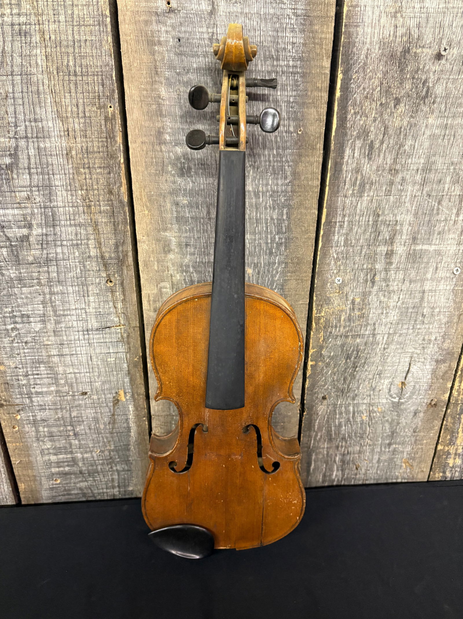G.A. Pfretzschner, Markneukirchen 3/4 Wooden Violin "Antonius Staduarius, Cremont" 22" As Found With: G.A. Pfretzschner, Markneukirchen 3/4 Wooden Violin "Antonius Staduarius, Cremont" 22" As Found With Hard Case