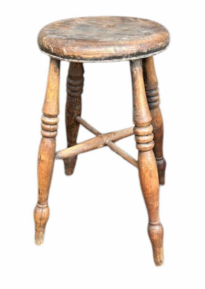 Early 19th Century Stool 13"X21" (1 of 2)