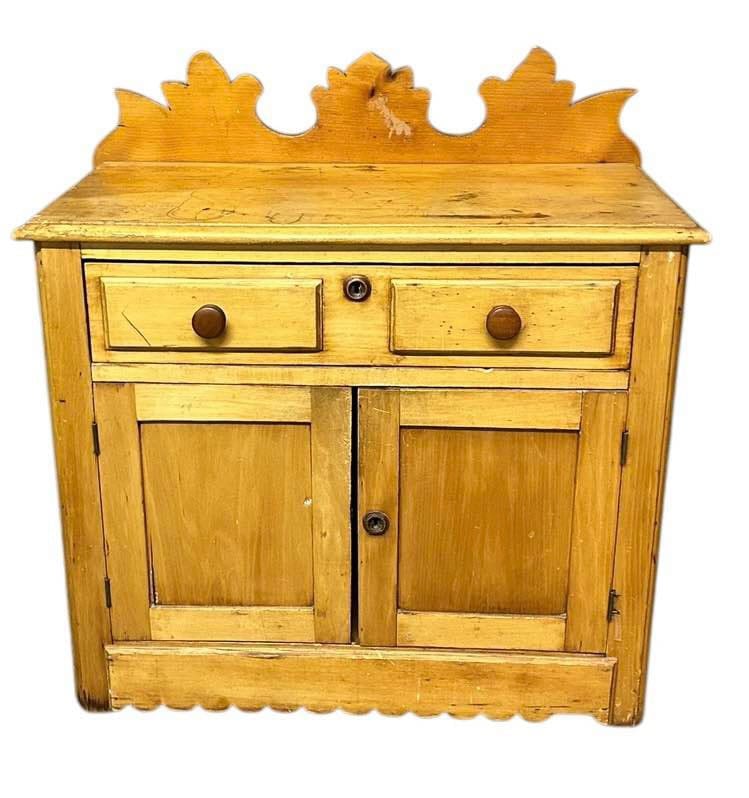 Early Cottage Style Washstand With Backsplash 15"X30"X32" (1 of 3)