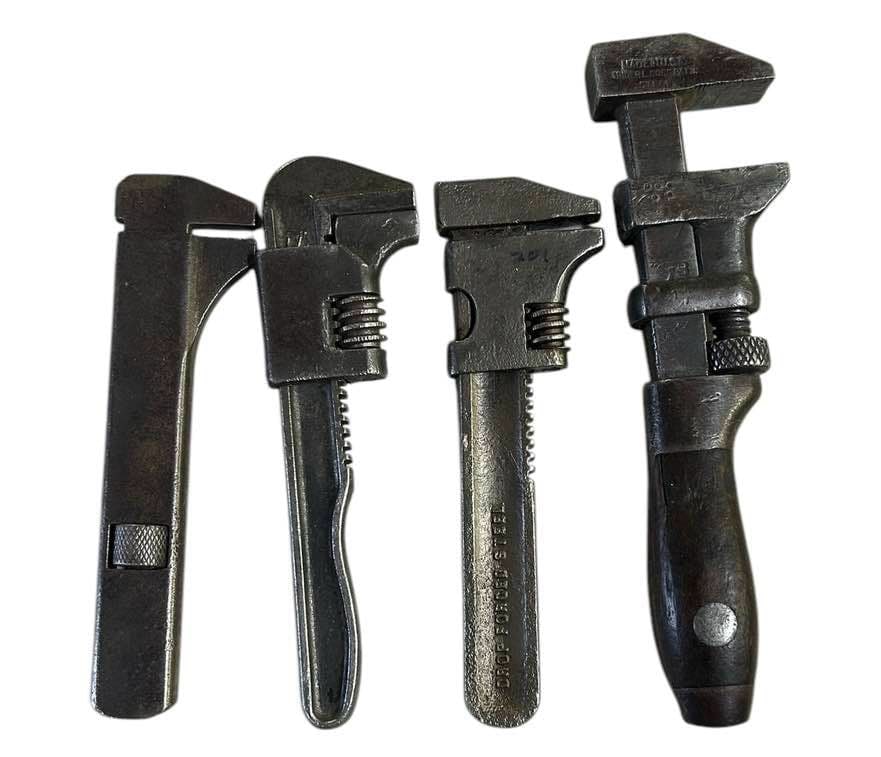 Group of Antique Bicycle Wrenches: Group of Antique Bicycle Wrenches